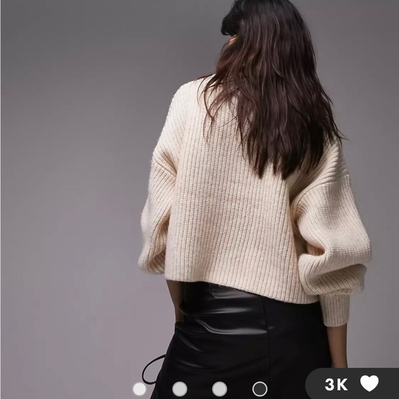NWT Topshop Knit Sweater xs W - Picture 4 of 5
